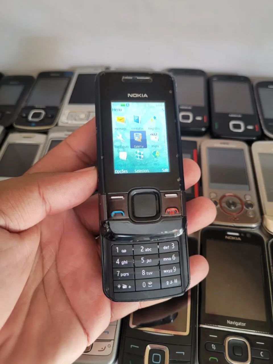 Nokia 7100 Supernova Black - Relíquia Retrô Slider - Item de Coleção