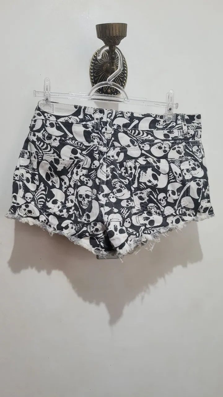 Short estampado caveira - Foto 2
