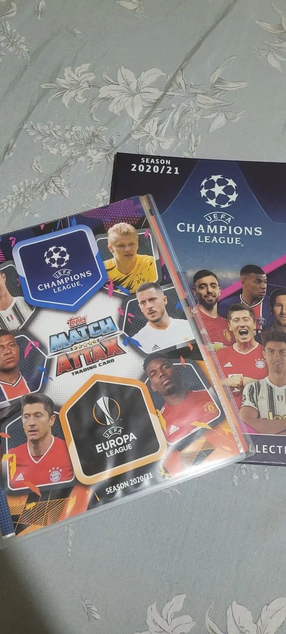 Álbum e Cards da tops Champions league 20/21
