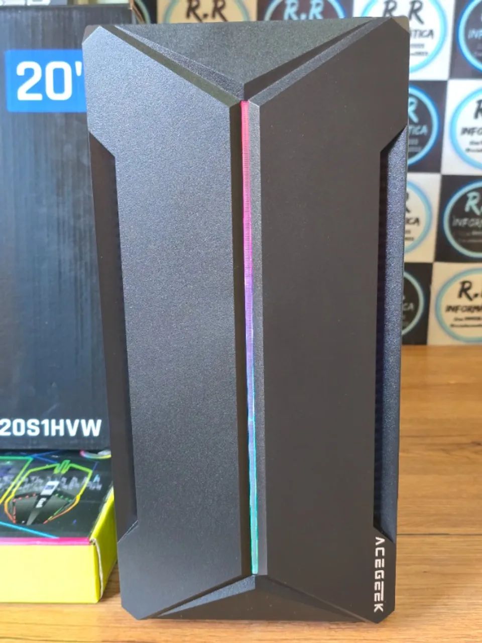PC Intel Core i5, Monitor 20", Tec e Mouse - Foto 4