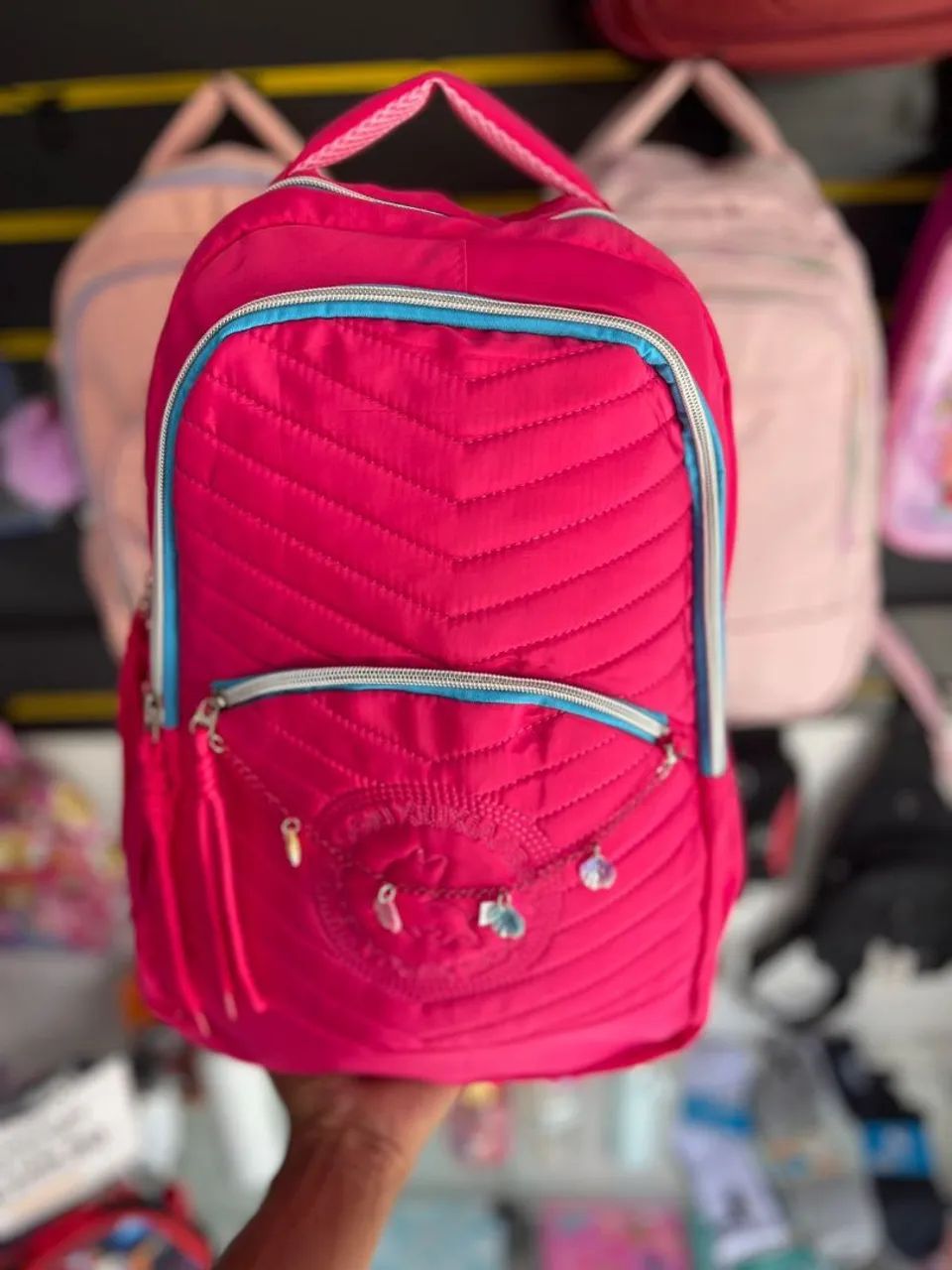 Mochila feminina universitária 