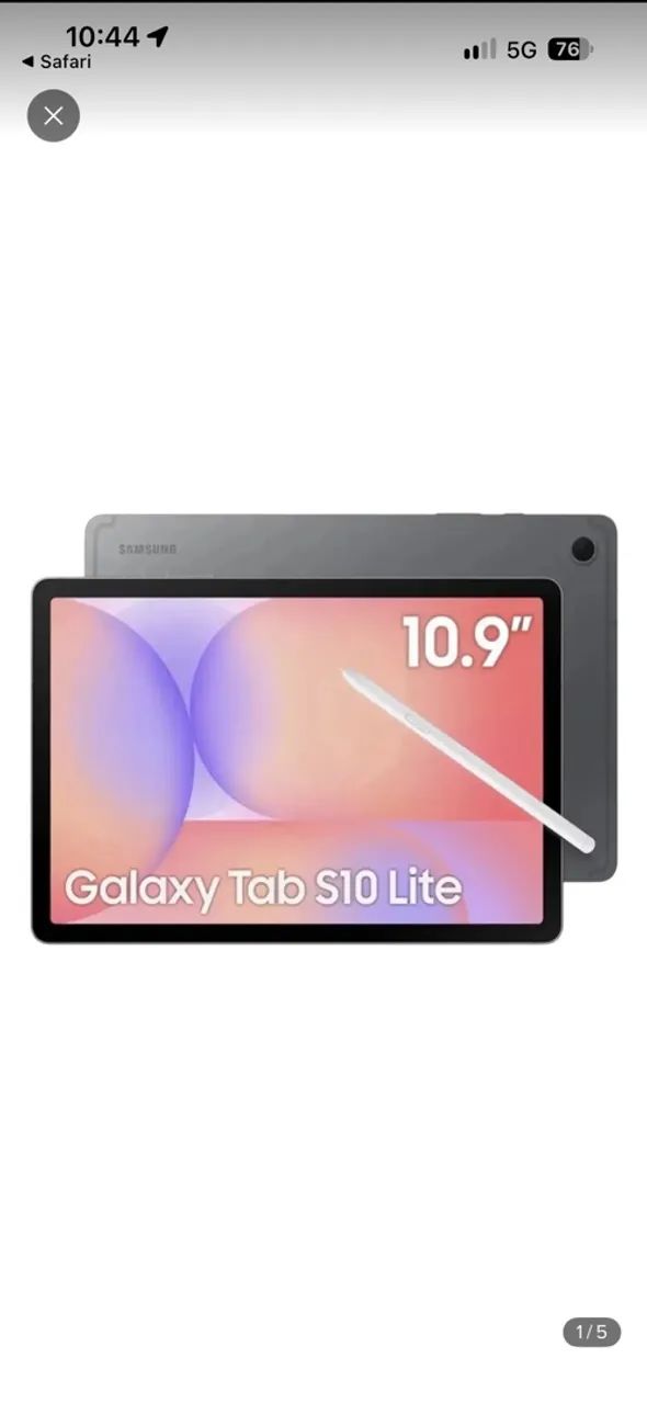 Tablet tab s10 lite novo