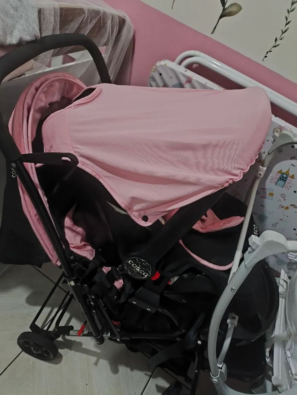 Carrinho e bebê conforto  - Foto 3