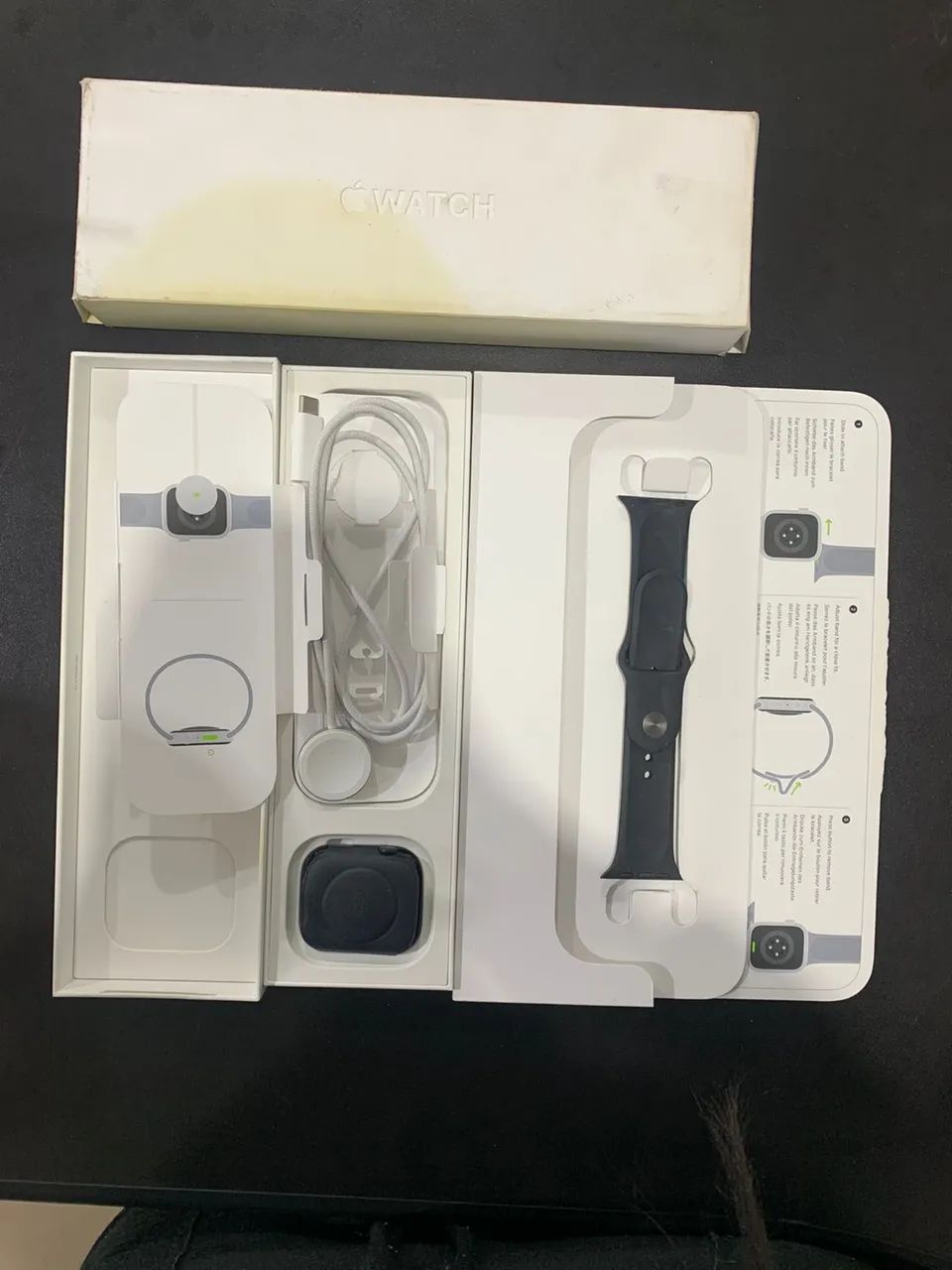 APPLE WATCH SÉRIE 9 45MM SEMINOVO COM PULSEIRA ORIGINAL