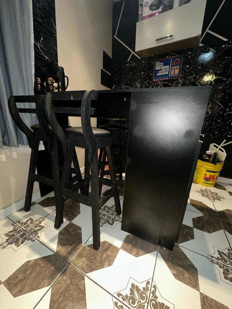 Balcão preto - Foto 3