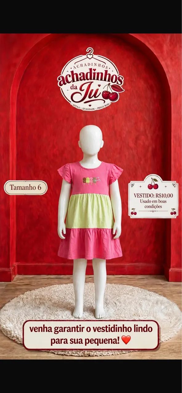 Vestidos Infantis usados 