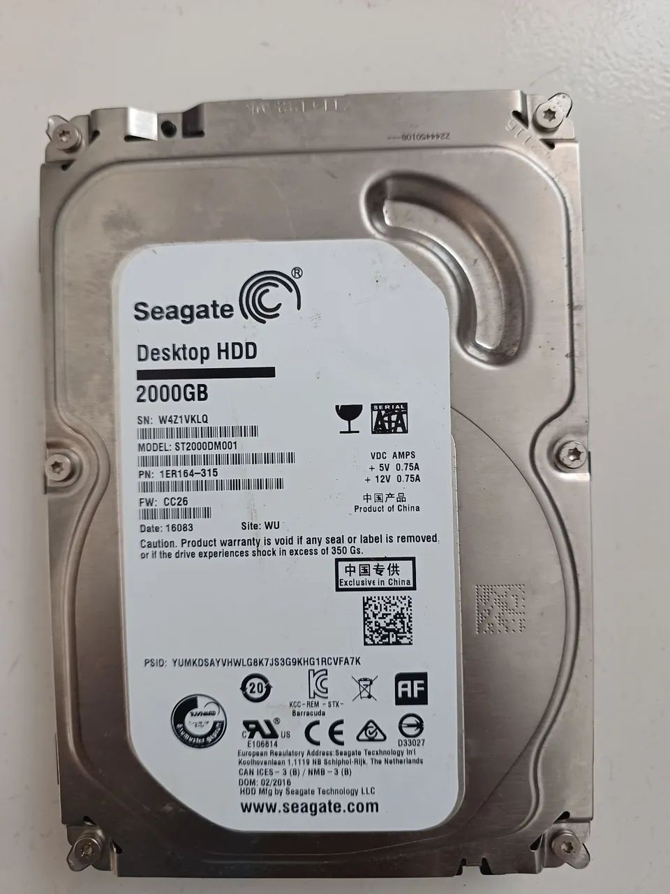 Hd 2tb seagate Barracuda cftv dvr nvr cpu  - Foto 5