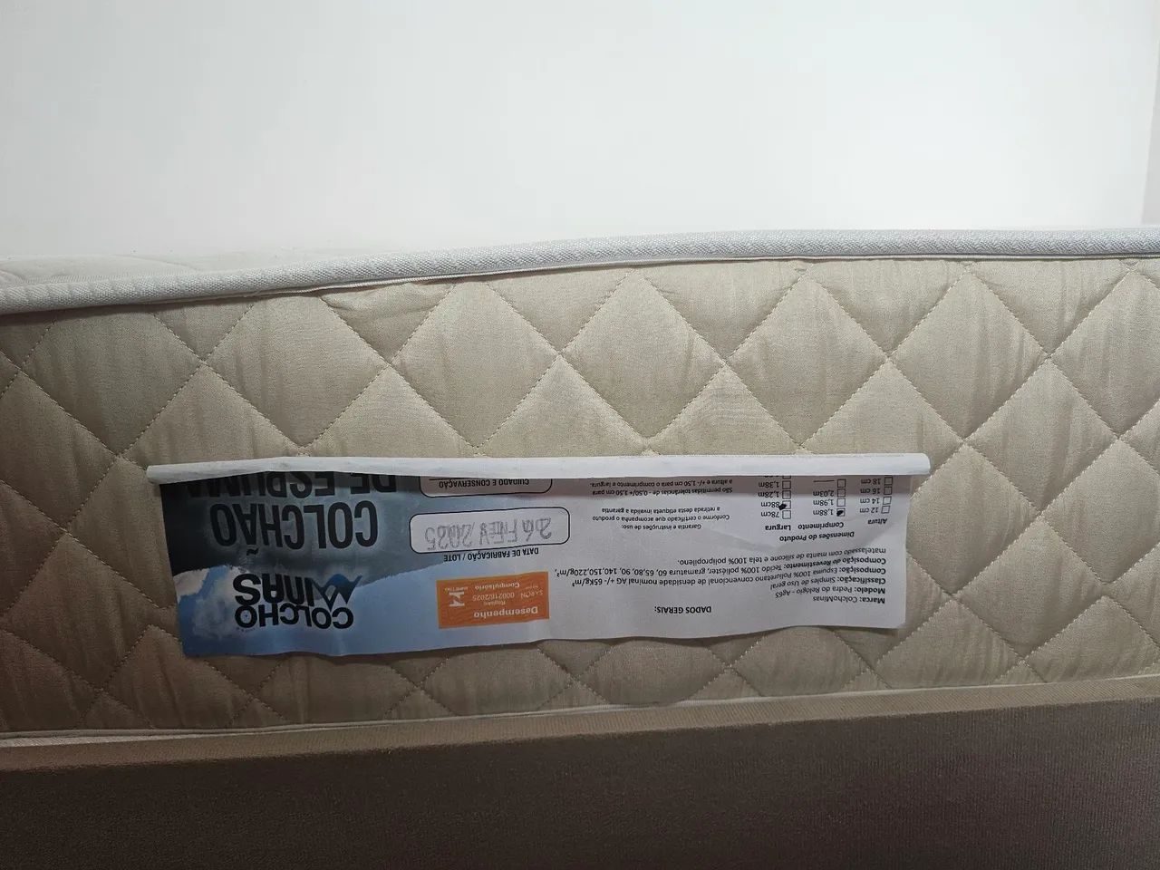 Box solteiro + colchão  - Foto 4