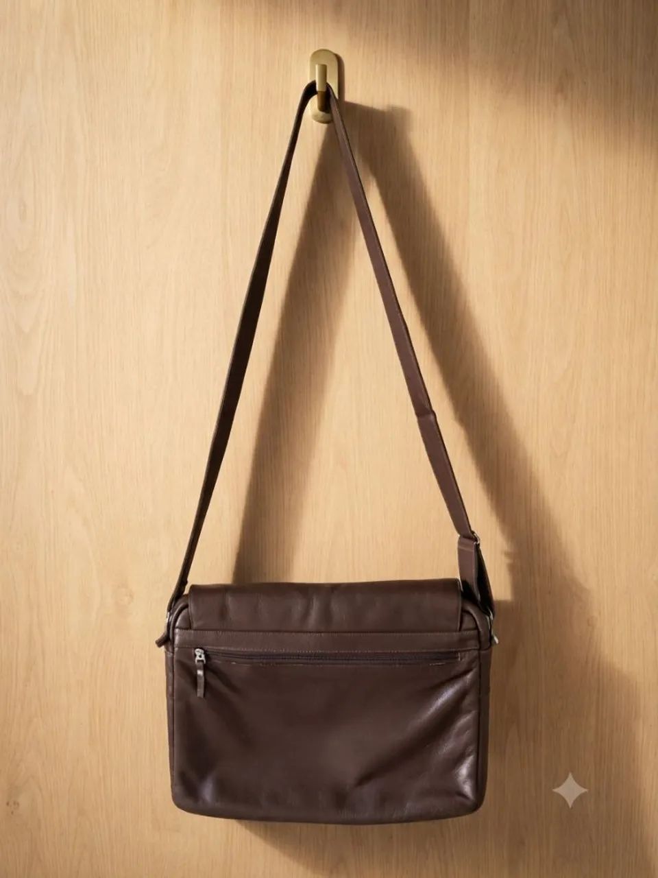 Bolsa Carteiro Couro Legítimo  - Foto 4