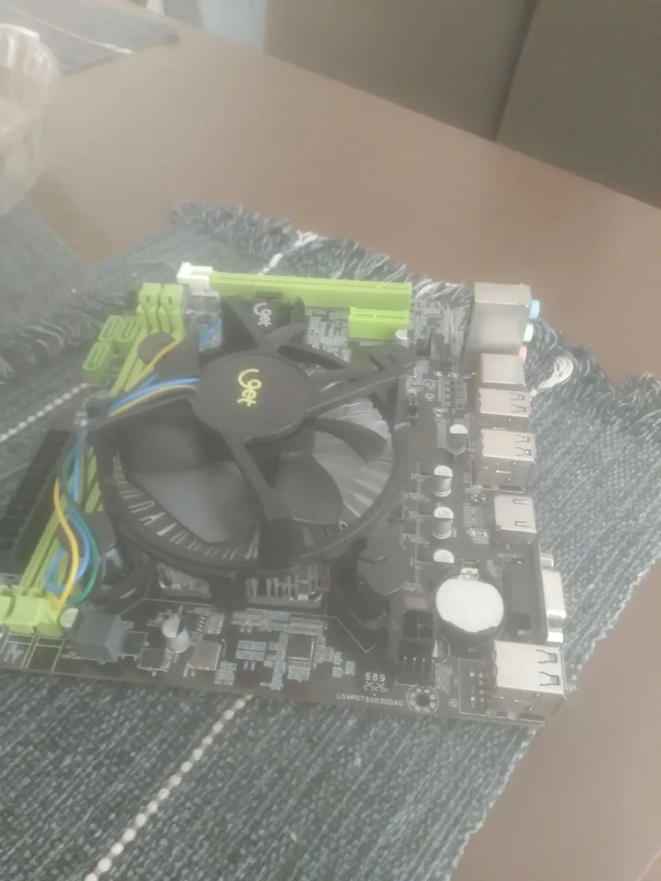 Placa mãe, processador i5 2400 cooler e memória 4gb 