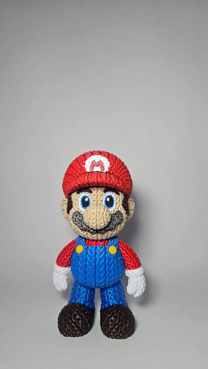 Mario Estilo Crochê