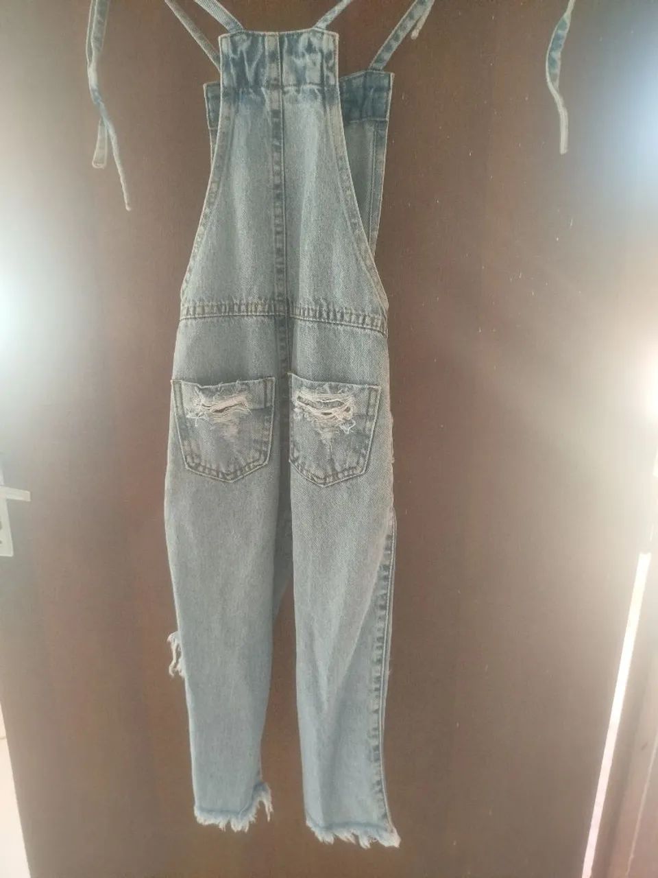 Macacão jeans infantil T07  - Foto 4