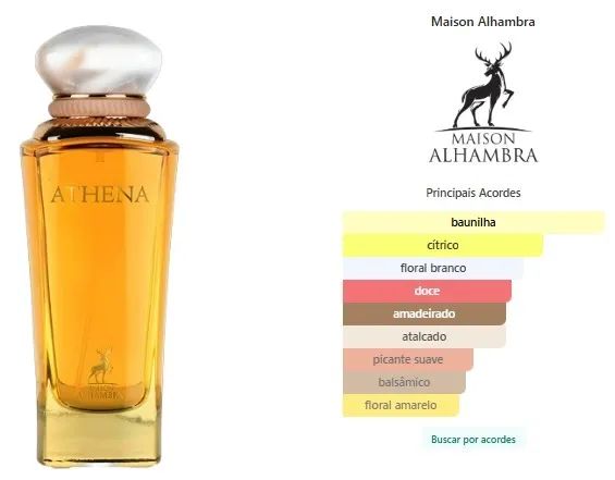 Perfume Maison Alhambra Athena Eau de Parfum 100ml - Foto 4