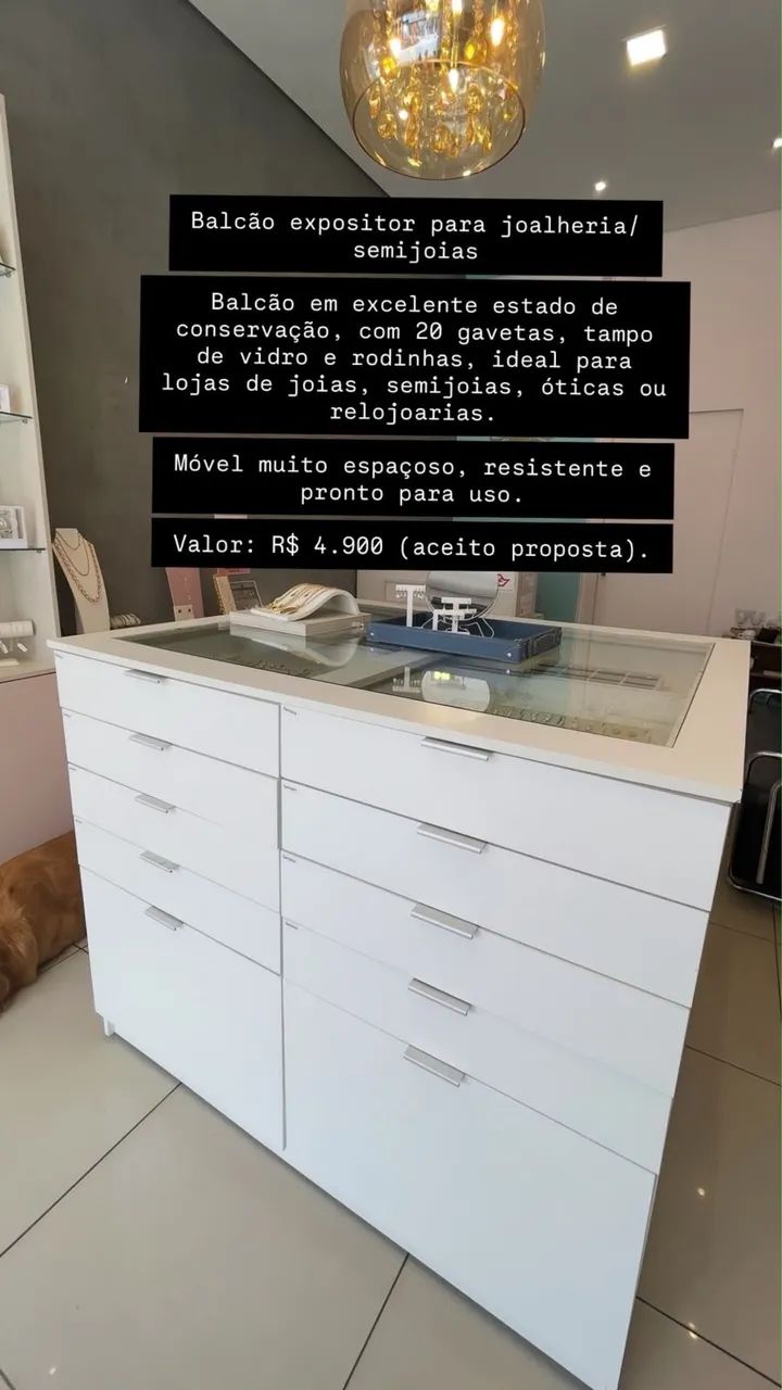 Ilha de MDF e vidro - Foto 2