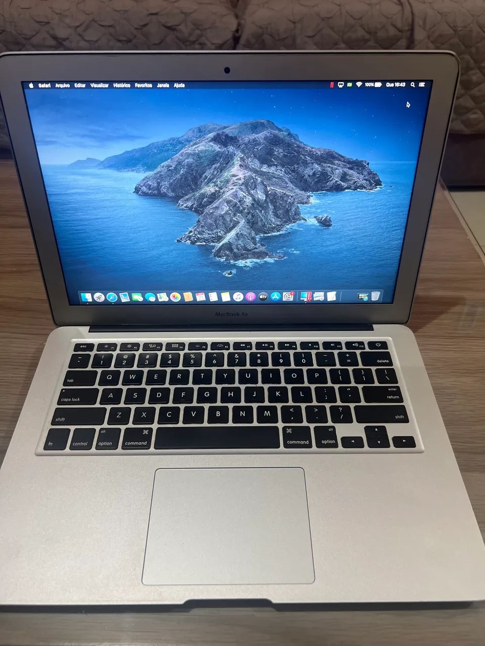Macbook Air A1466 - 2017 - I5 - 8gb/128gb - Prata Prateado
