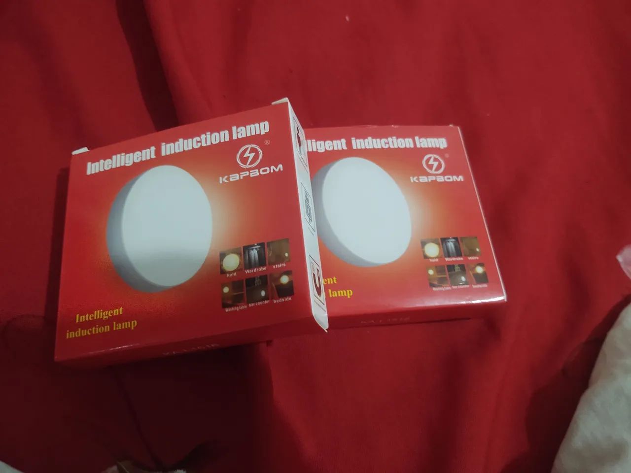 2 caixas de luminária de led com sensor novas - Foto 2