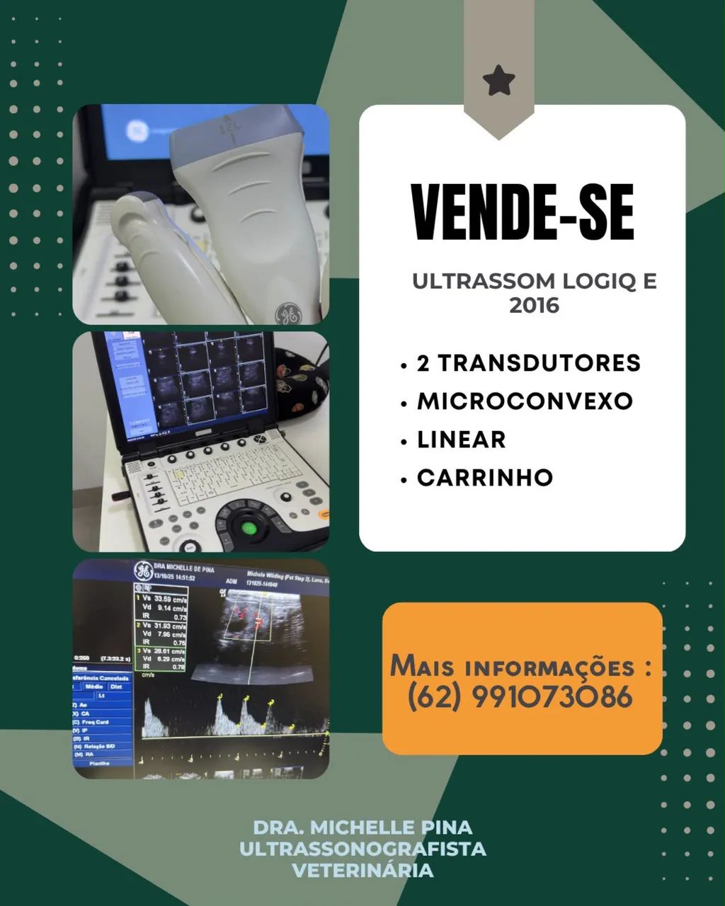 Ultrassom Logiq É 2016