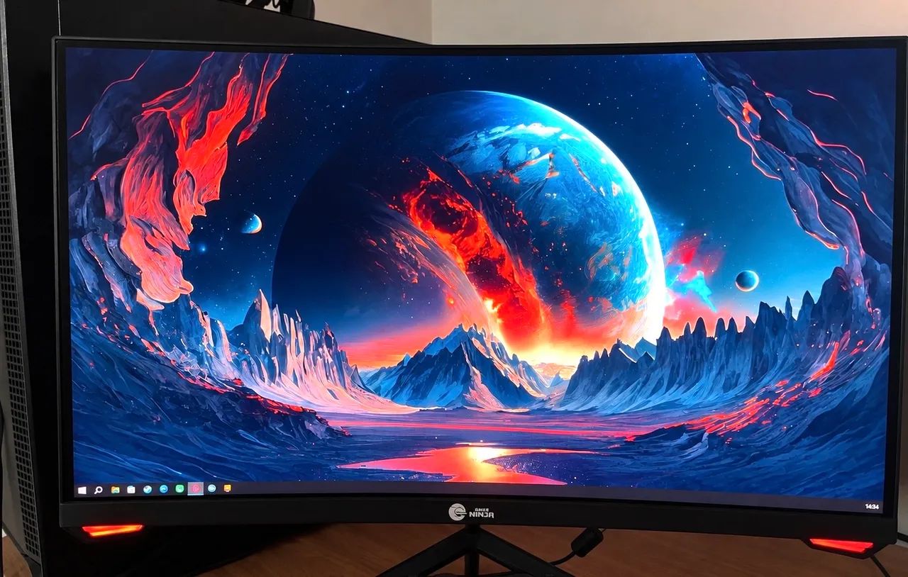 Monitor Gamer Ninja 24 - 165Hz - Curvo - Full HD