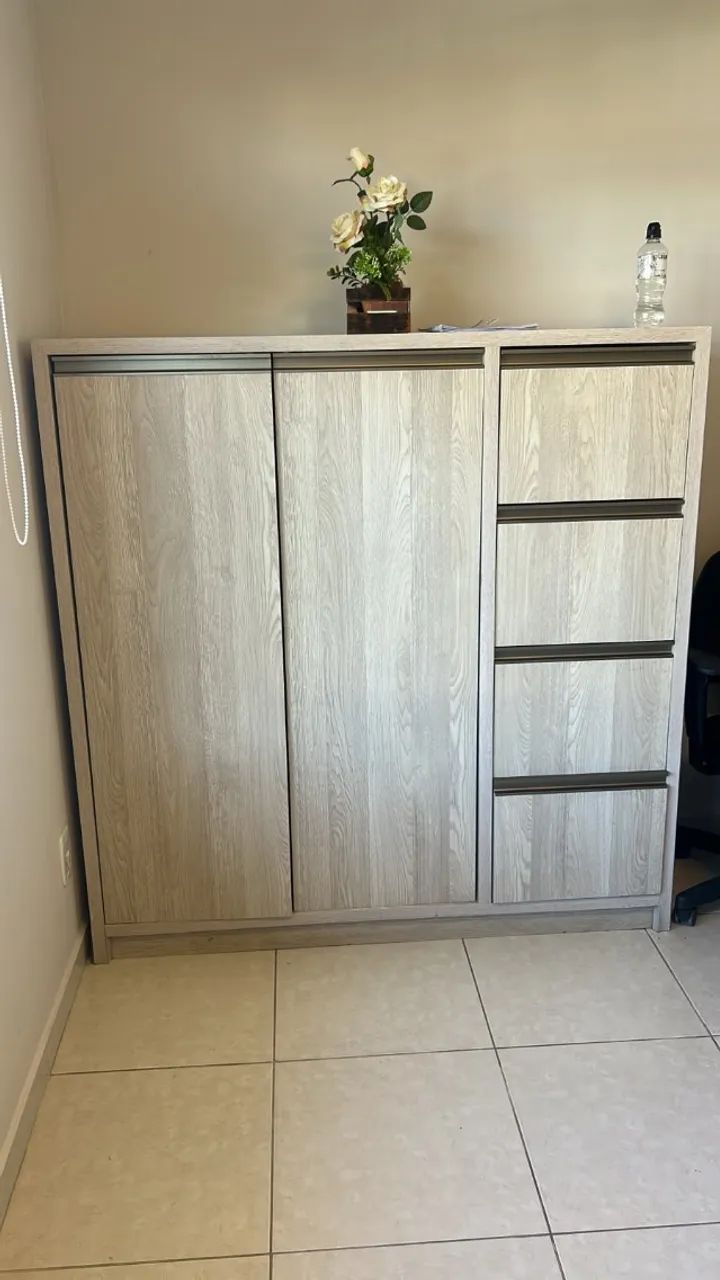 Conjunto de Móveis para Recepção - Balcão + Gaveteiro