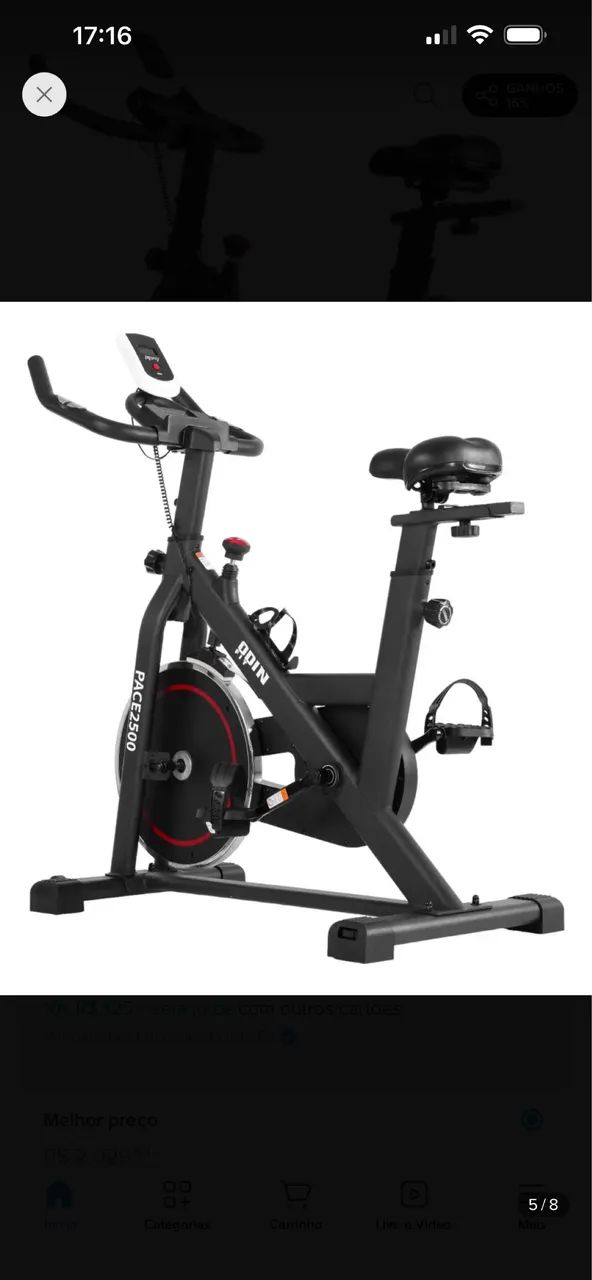 Bicicleta ergométrica spinning - NOVINHA - Foto 4
