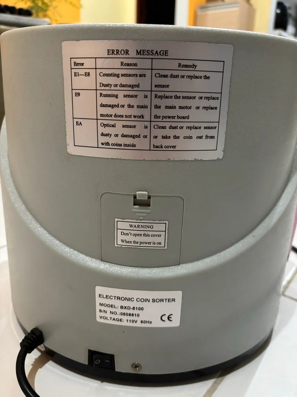     Máquina Contadora e Separadora de Moedas - Foto 3