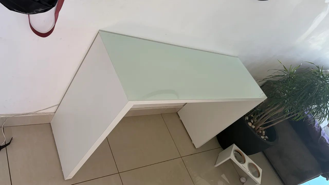 Aparador - TokStock - branco e com vidro - Foto 2