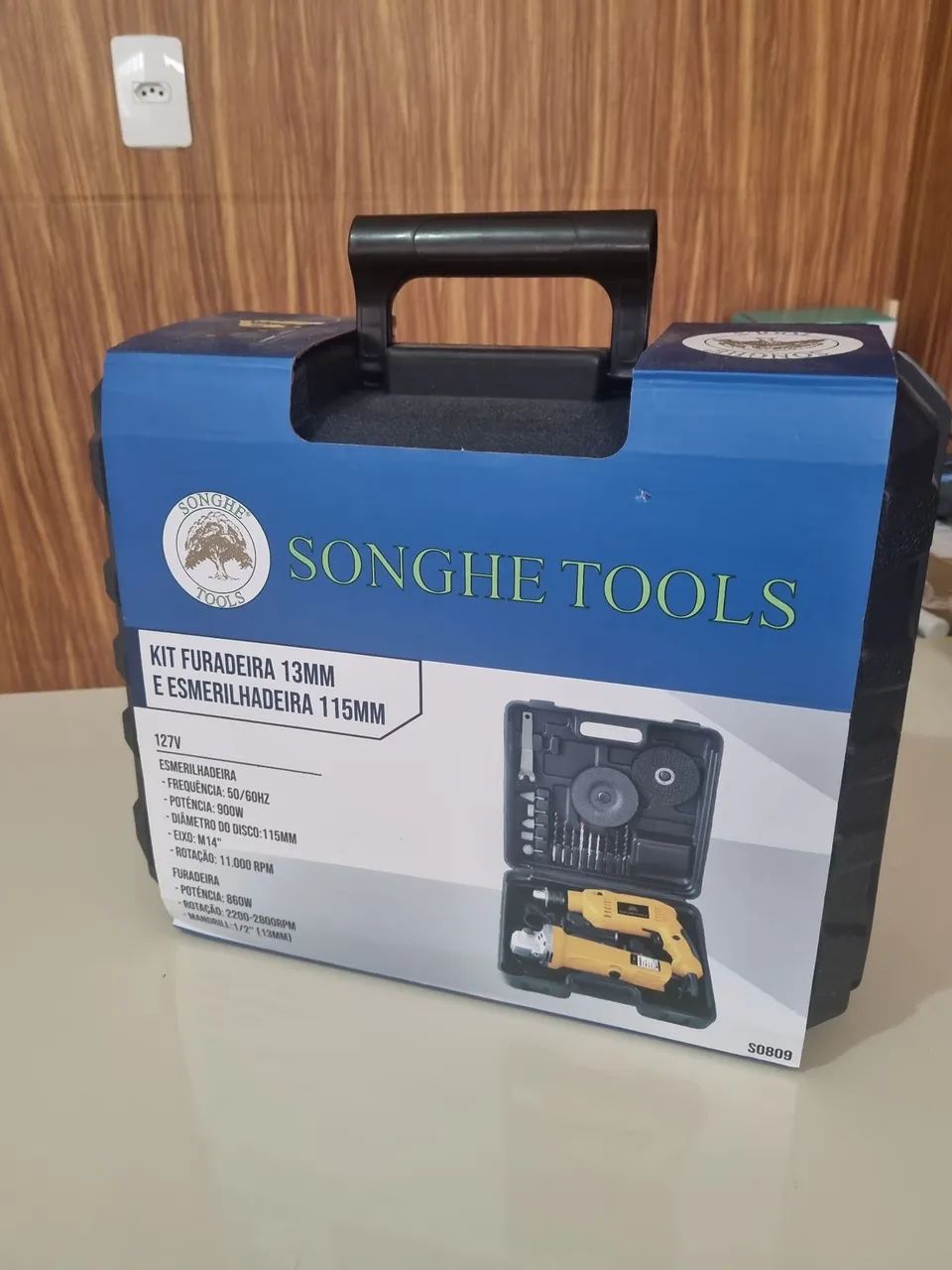 New Drill and Angle Grinder Kit (13 mm Drill + 115 mm Angle Grinder)