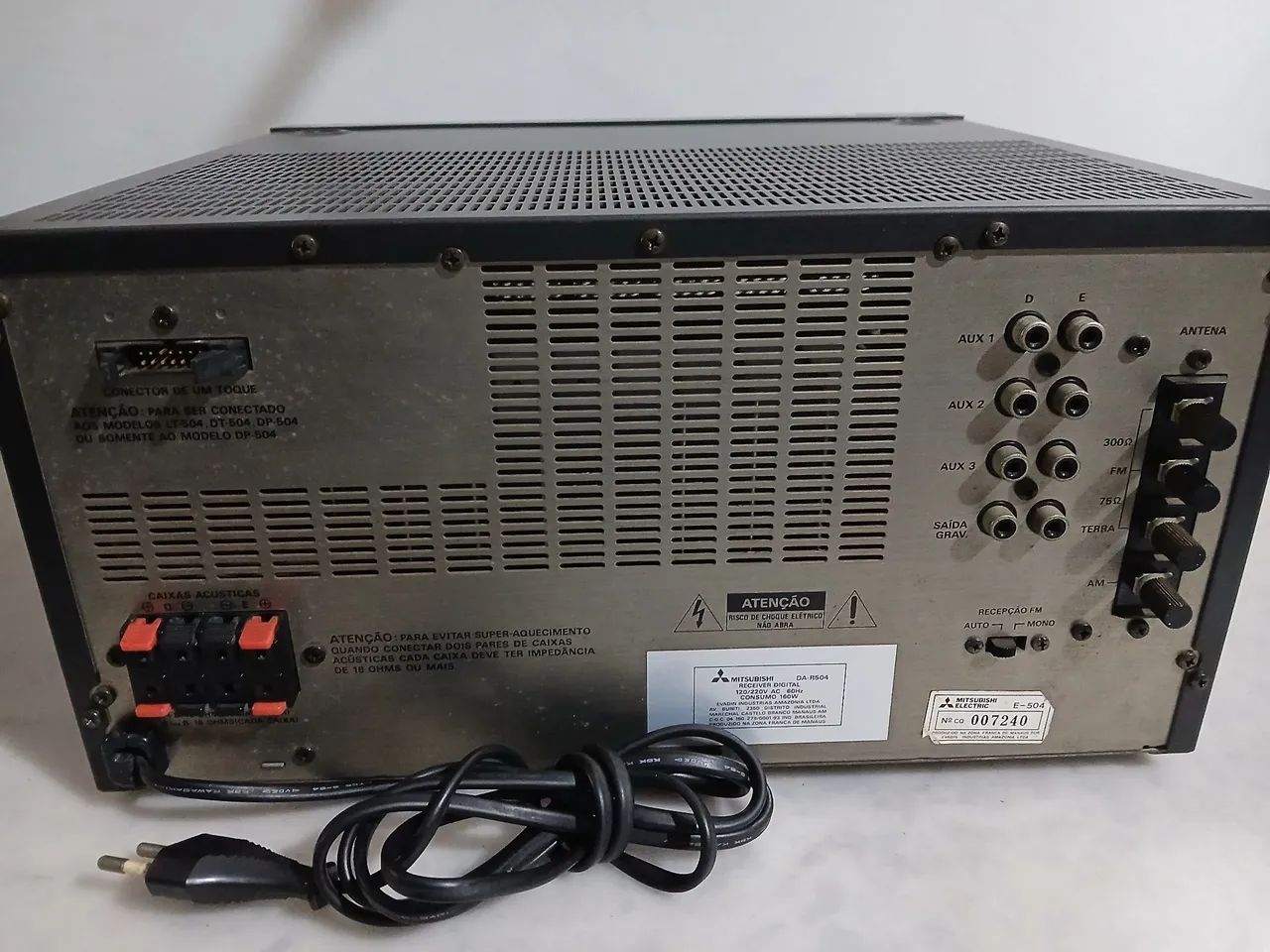 Receiver Mitsubishi DA R504 com defeito  - Foto 5