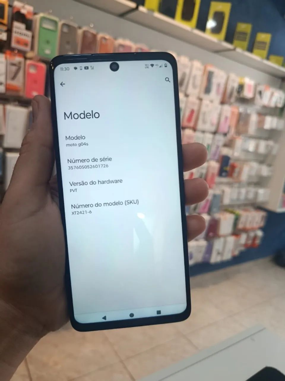 ? Moto G04s 128GB 4GB RAM  + Capa, Película e Cabo - Foto 2