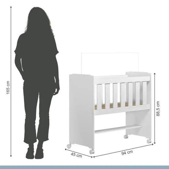 Mini Berço / com colchão  - Foto 3