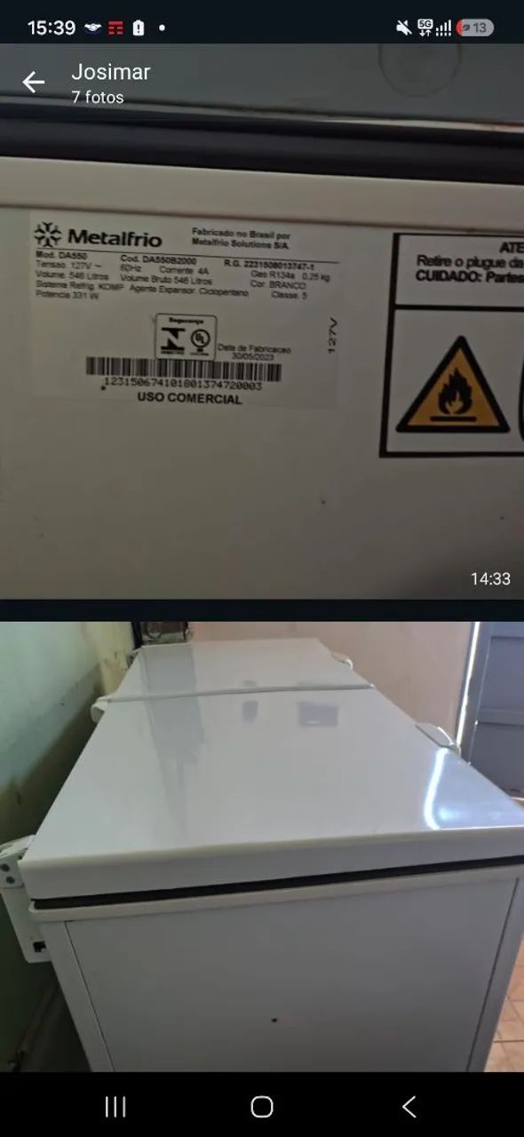 Freezer em ótimo estado  - Foto 5
