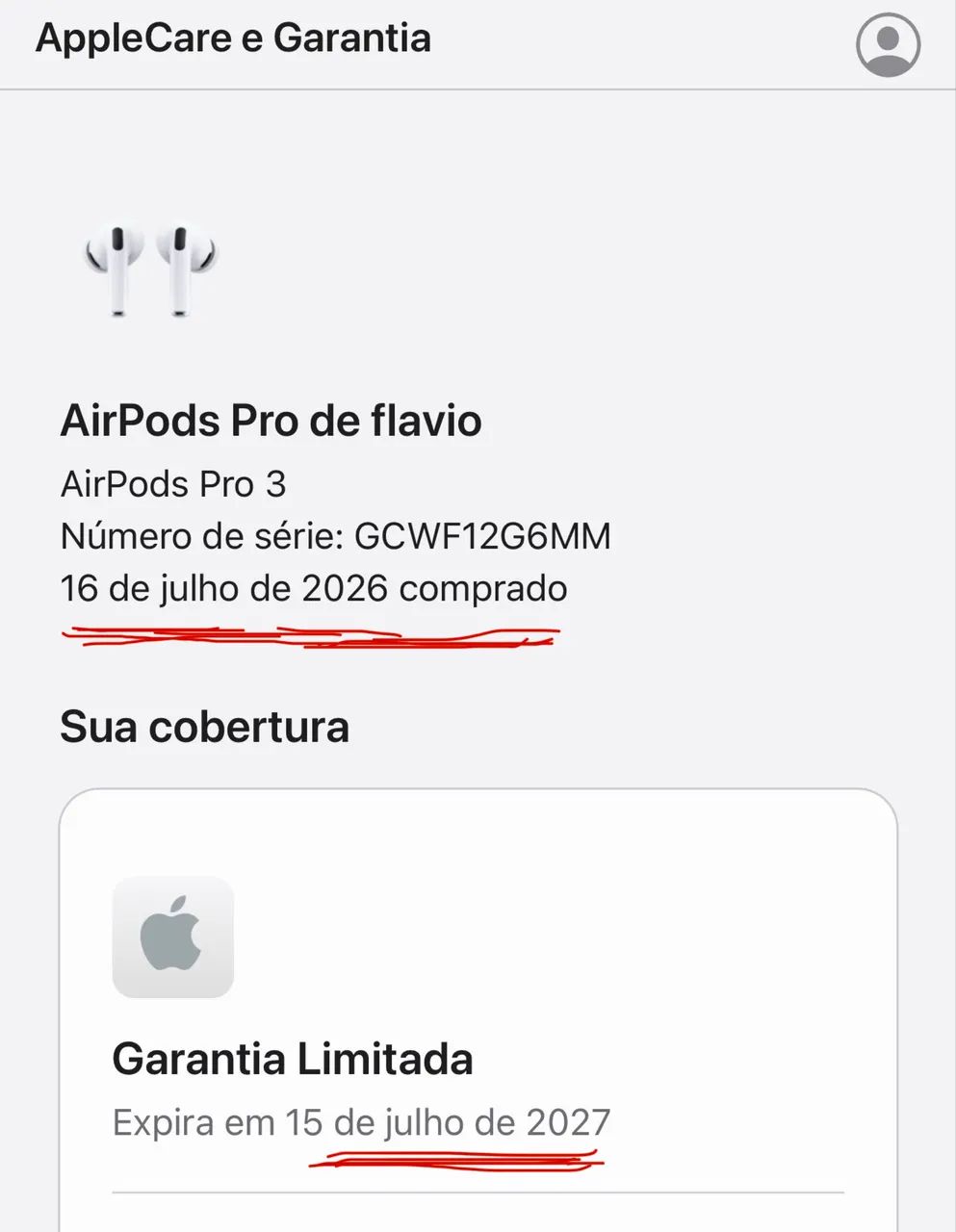 AIR PODS PRO 3 COM 1 mês - Foto 4
