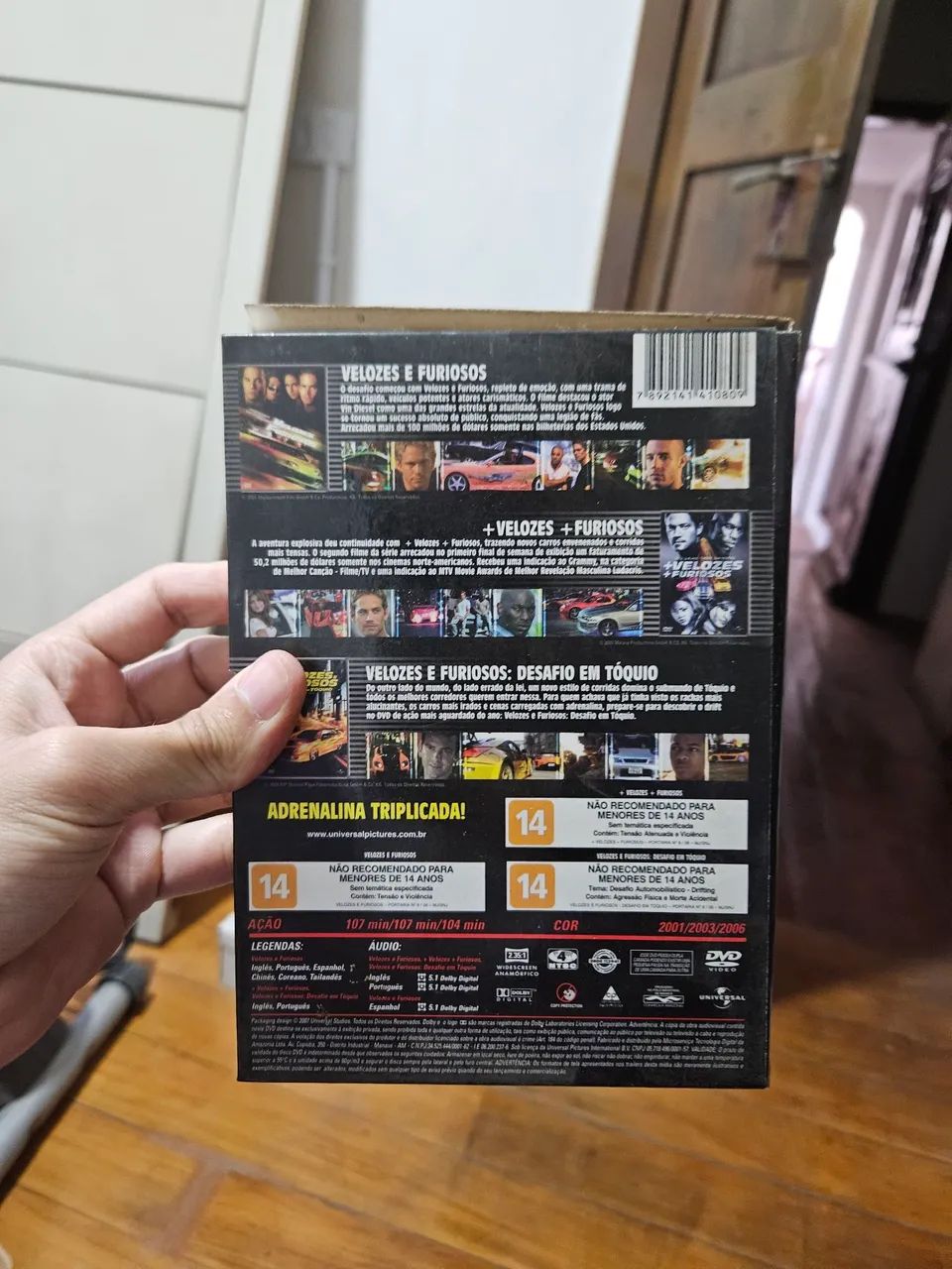 Velozes e Furiosos ? box com 5 DVDs - Foto 2