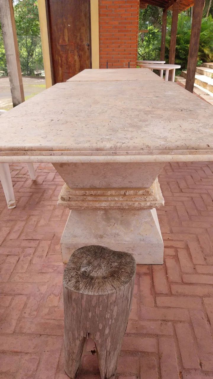 Mesa mármore travertino  - Foto 3