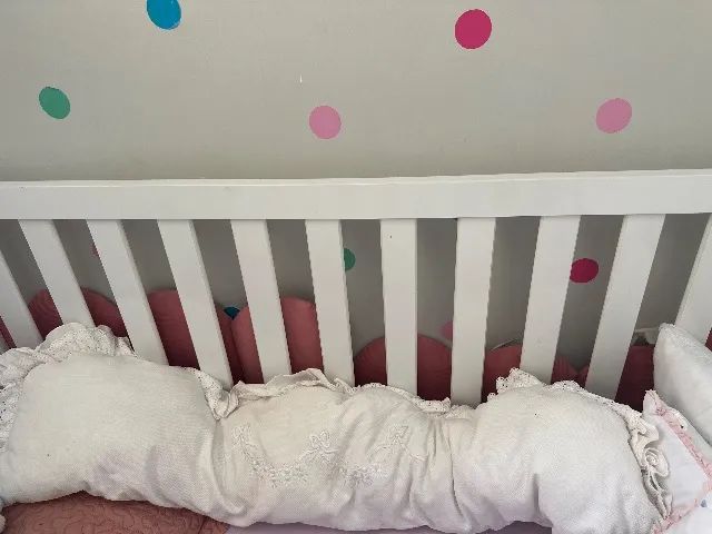 Berço vira cama modelo americano jr  - Foto 6