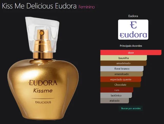  perfume - kiss me delicious eudora 50ml  - Foto 4