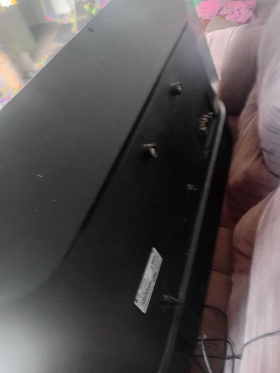 tv com defeito retirada de peca