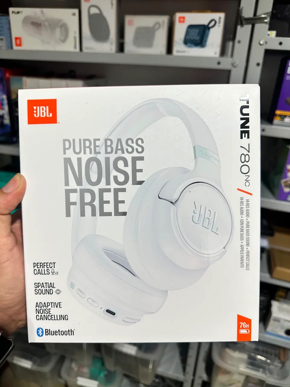 Fone JBL Tune 780NC - Branco - Foto 2