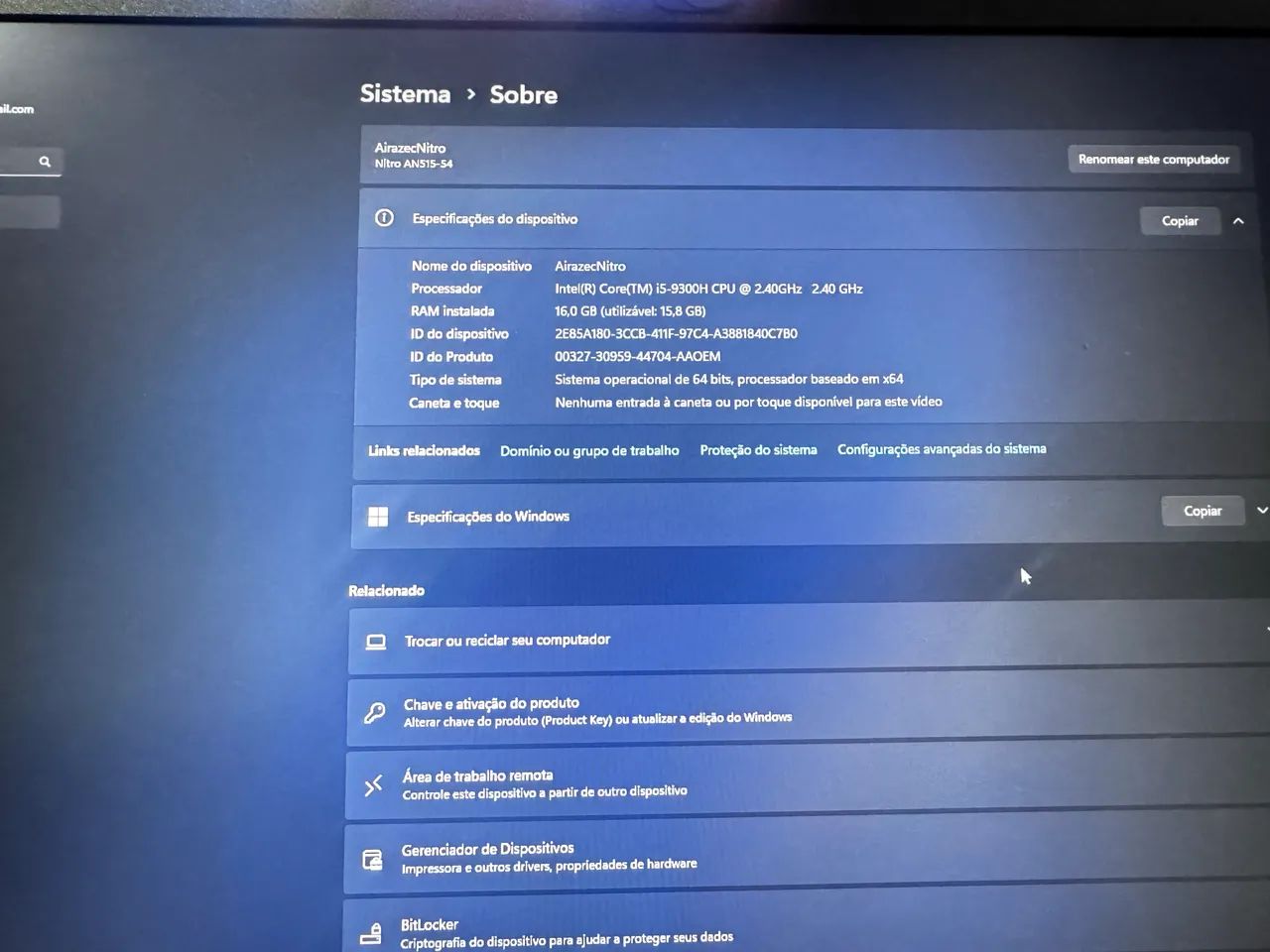 Notebook Acer Nitro 5 - Foto 4