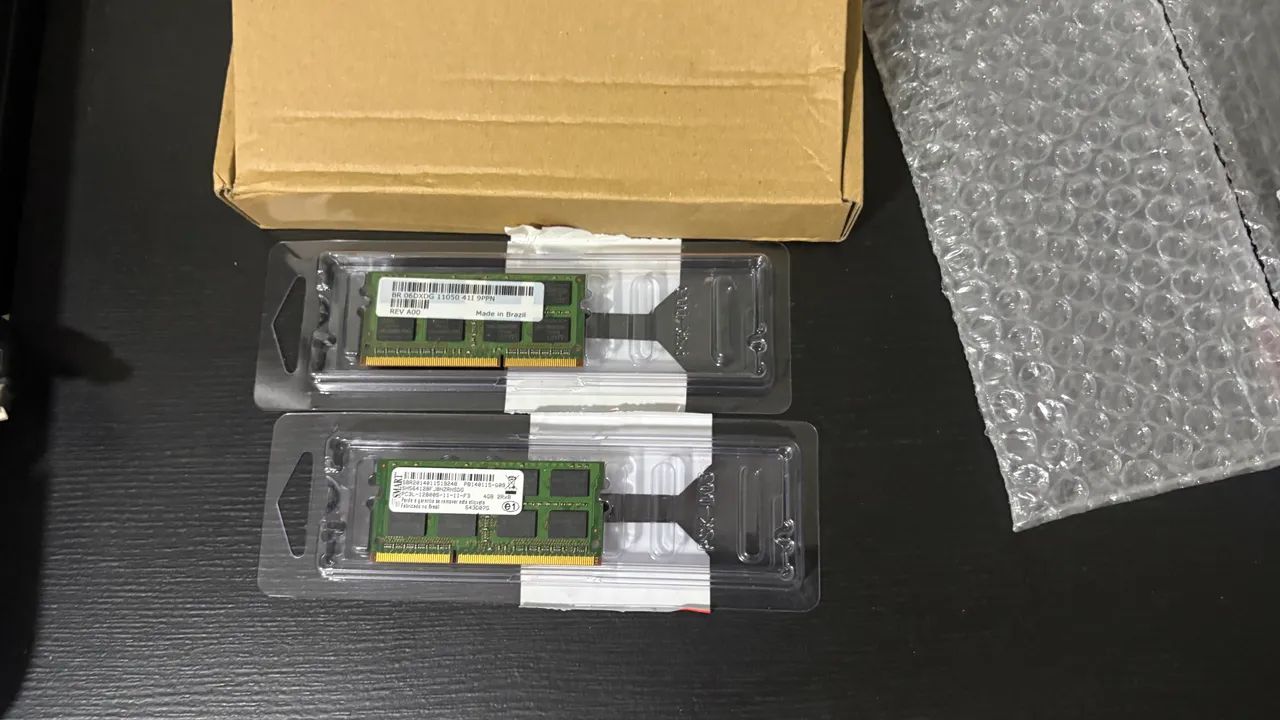 Memória ram ddr3L para notebook 2x4gb (8GB)