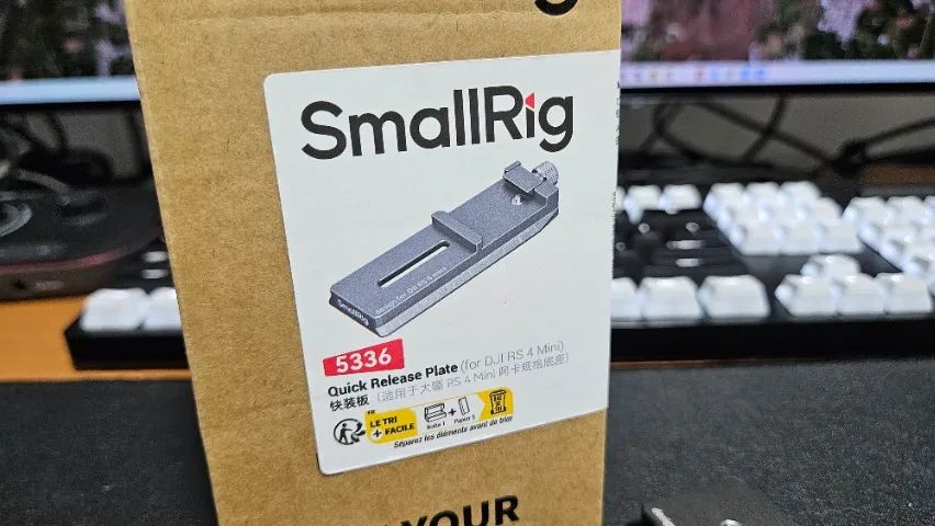 Placa de liberação rápida SmallRig para DJI RS4 Mini 5336 - Foto 4