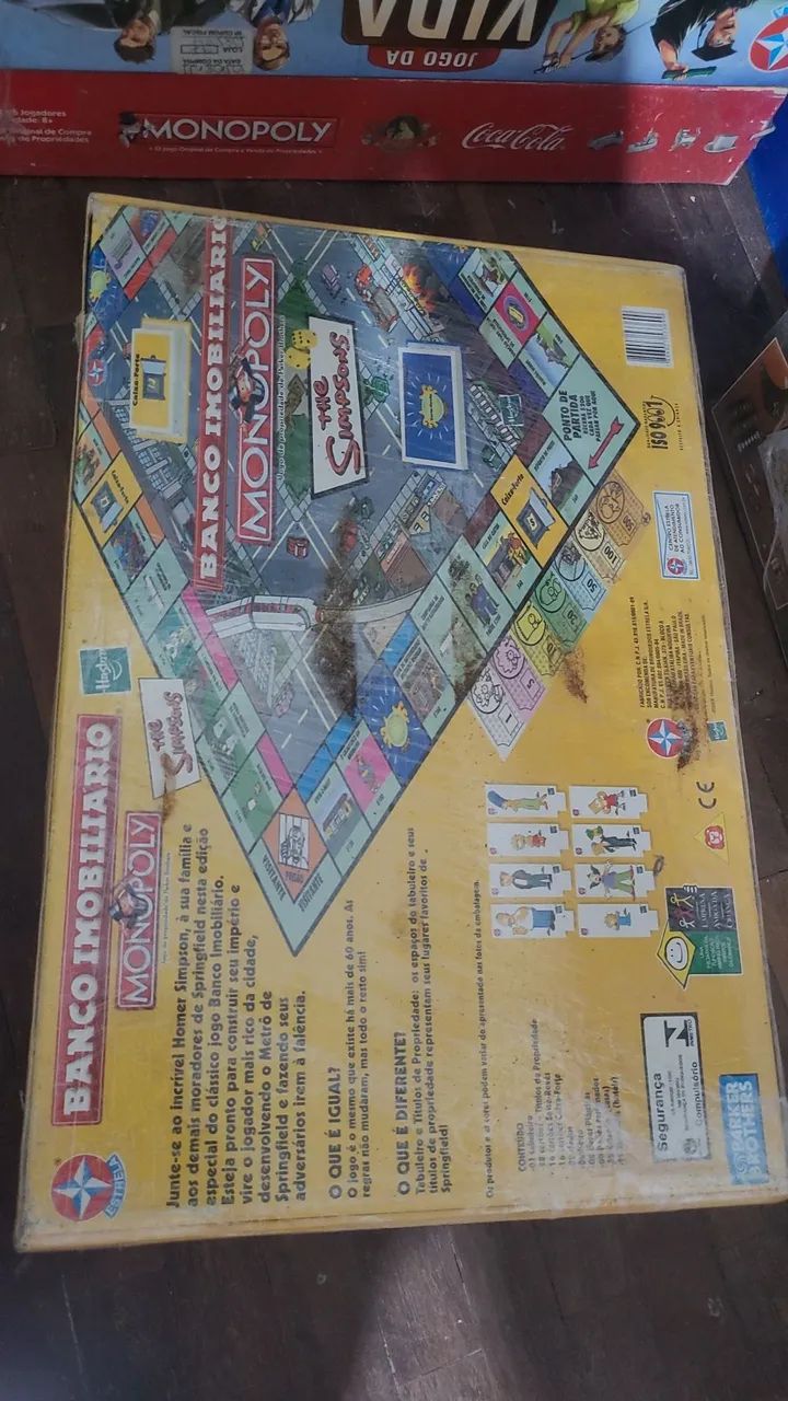 Monopoly os Simpsons banco imobiliário tabuleiro  - Foto 3
