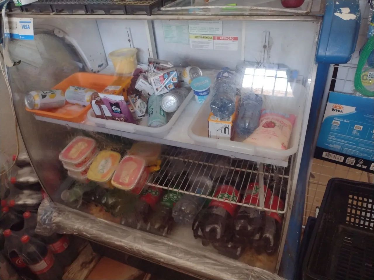 Freezer balcão panorâmico 