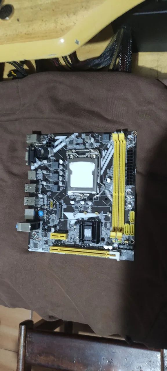 Placa mãe Revender H61-K, vídeo VGA,  HDMI, com m.2