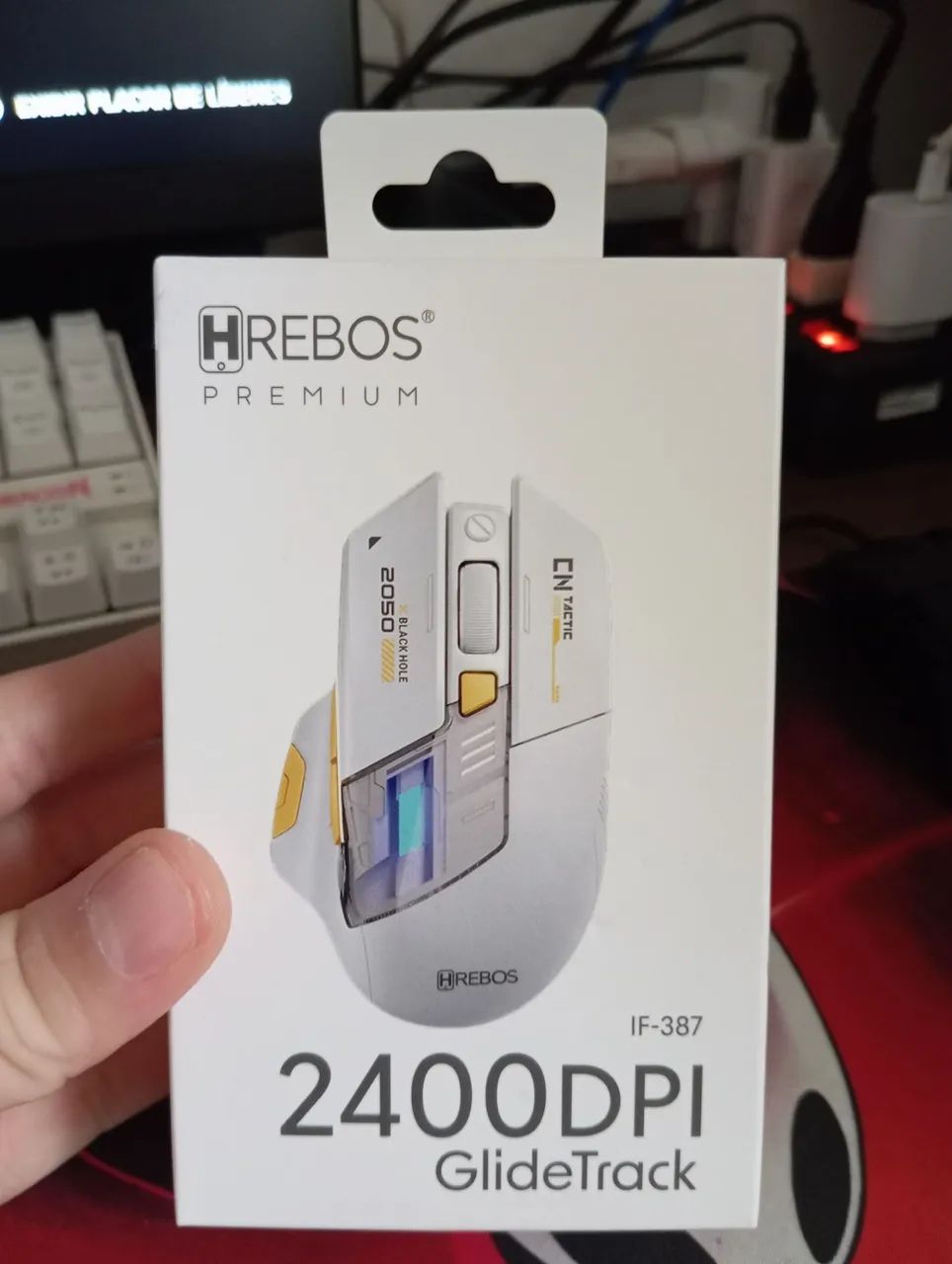 Mouse sem fio 2400dpi