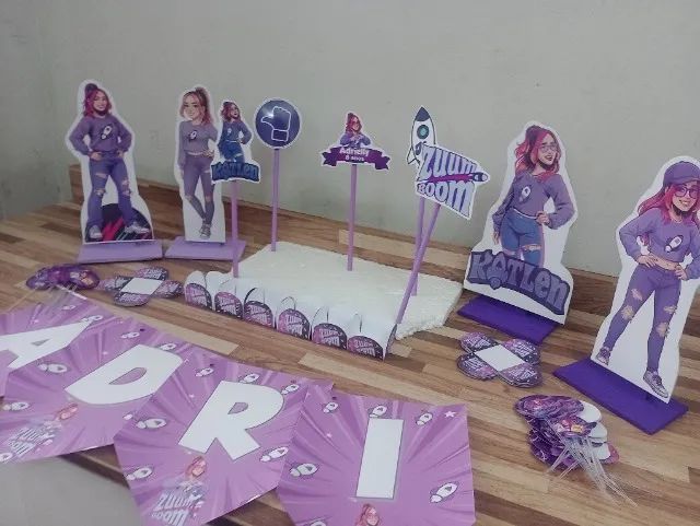 Kit decoração docinho tema: Ketlen - Foto 3
