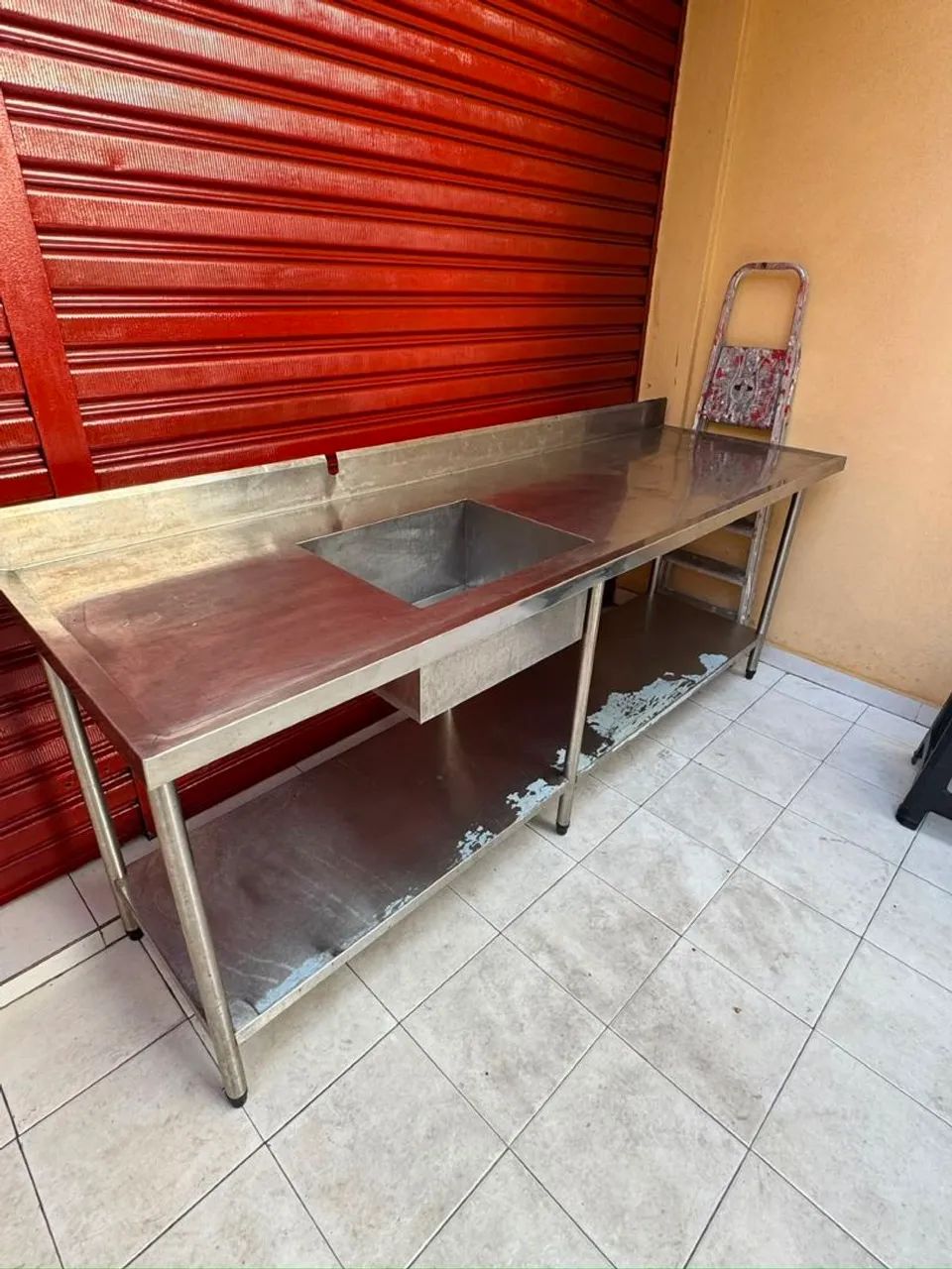 Pia de inox 2.30x70  - Foto 2
