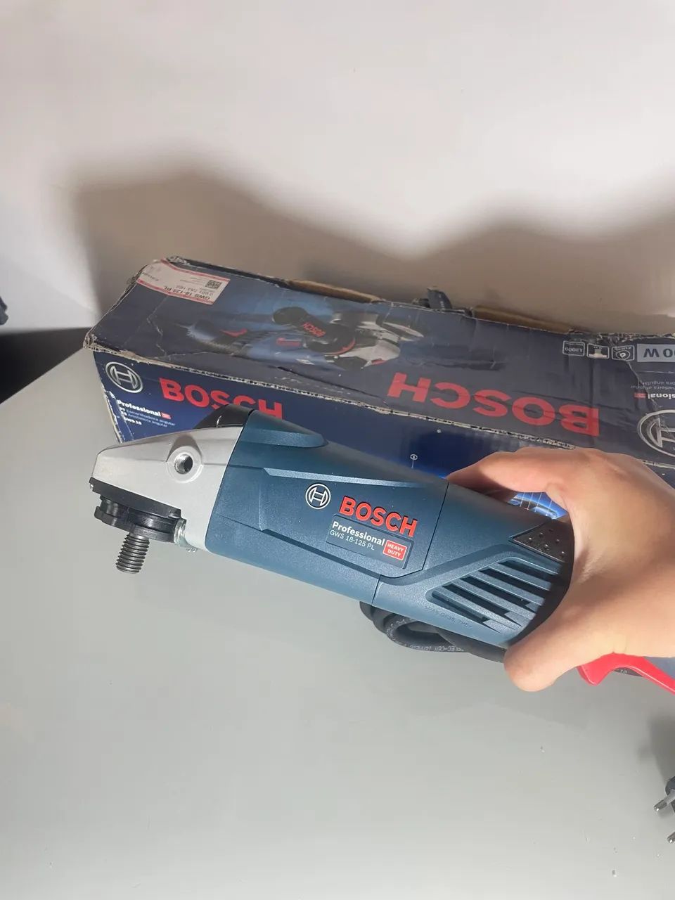 Esmilhadeira Angular Bosch GWS 18-125PL  - Foto 4