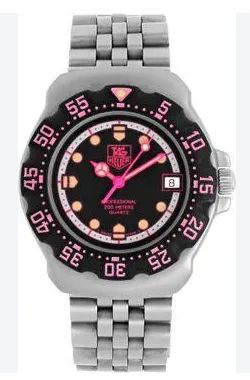 Relógio Tag Heuer Formula 1 Rosa modelo vintage