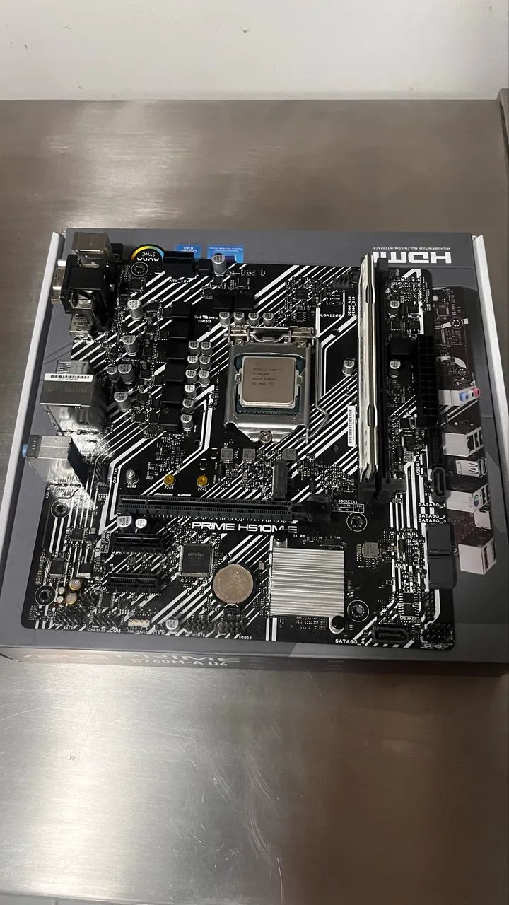 Kit placa mae + processador + memoria ram ddr4  - Foto 2